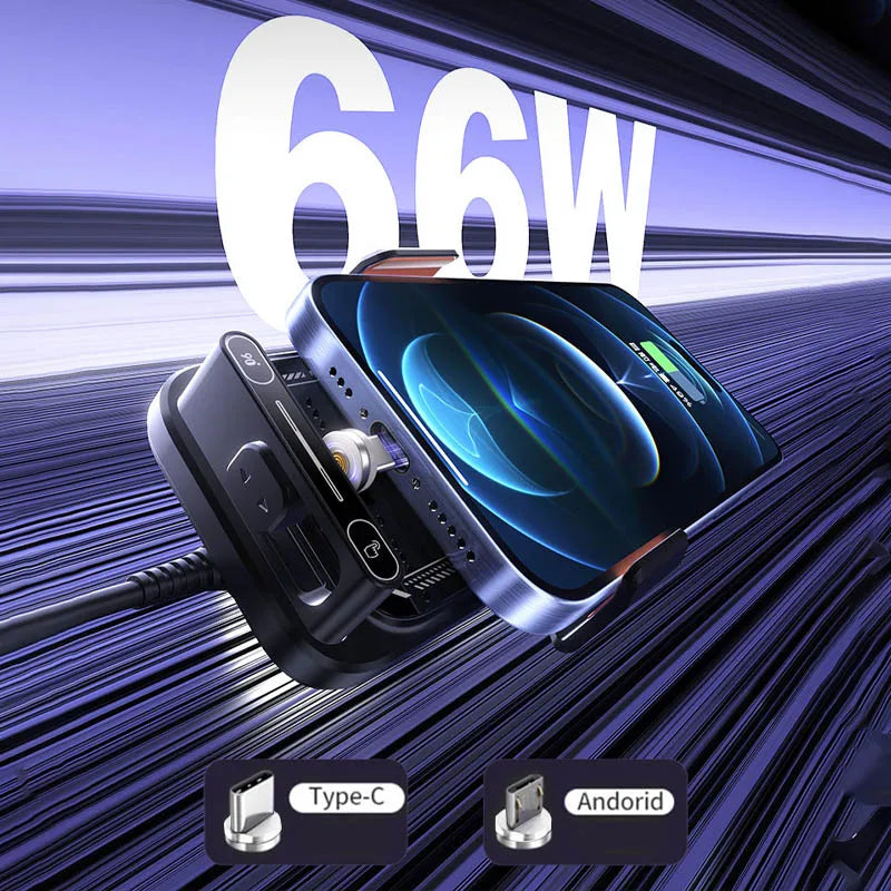 15W Wireless Car Charger With Infrared Sensor