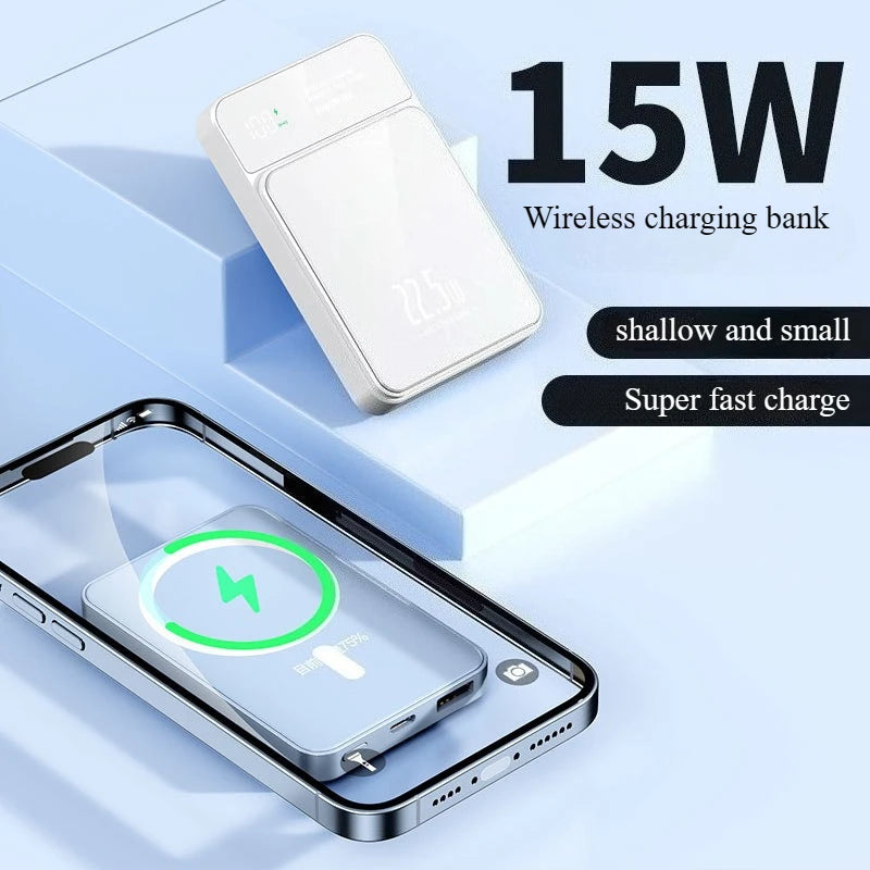 30000mAh 22W Wireless Fast Charging Power Bank