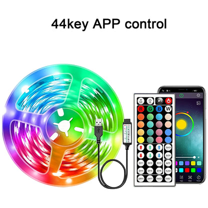 5V RGB LED Strip Lights With App Control