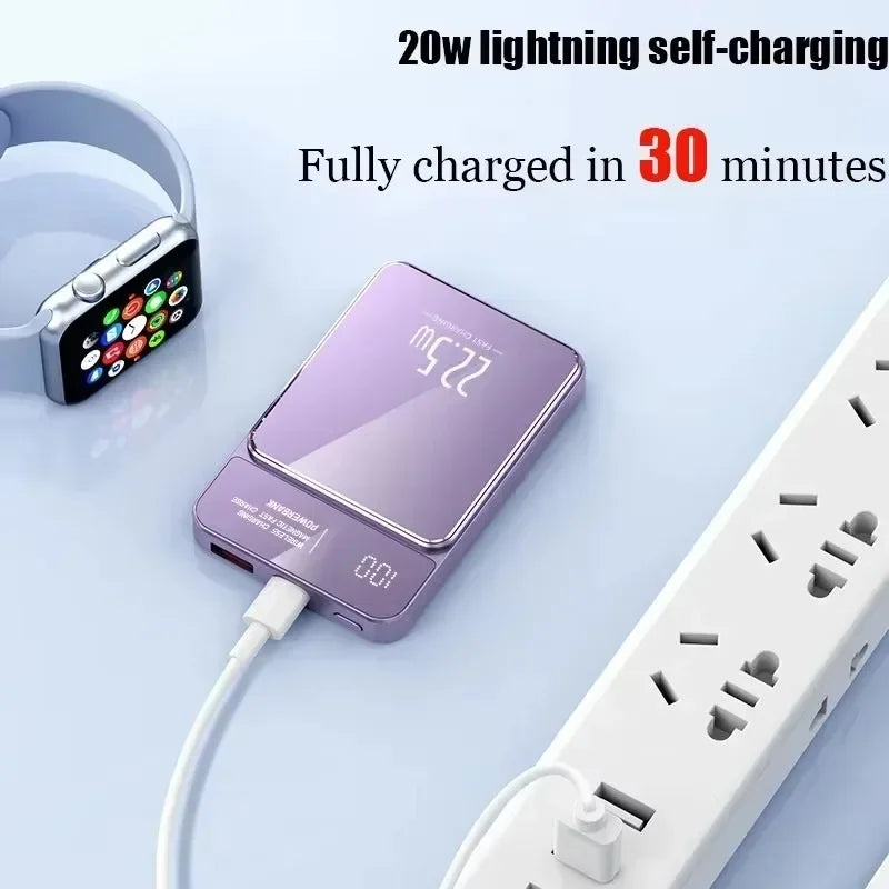 30000mAh 22W Wireless Fast Charging Power Bank