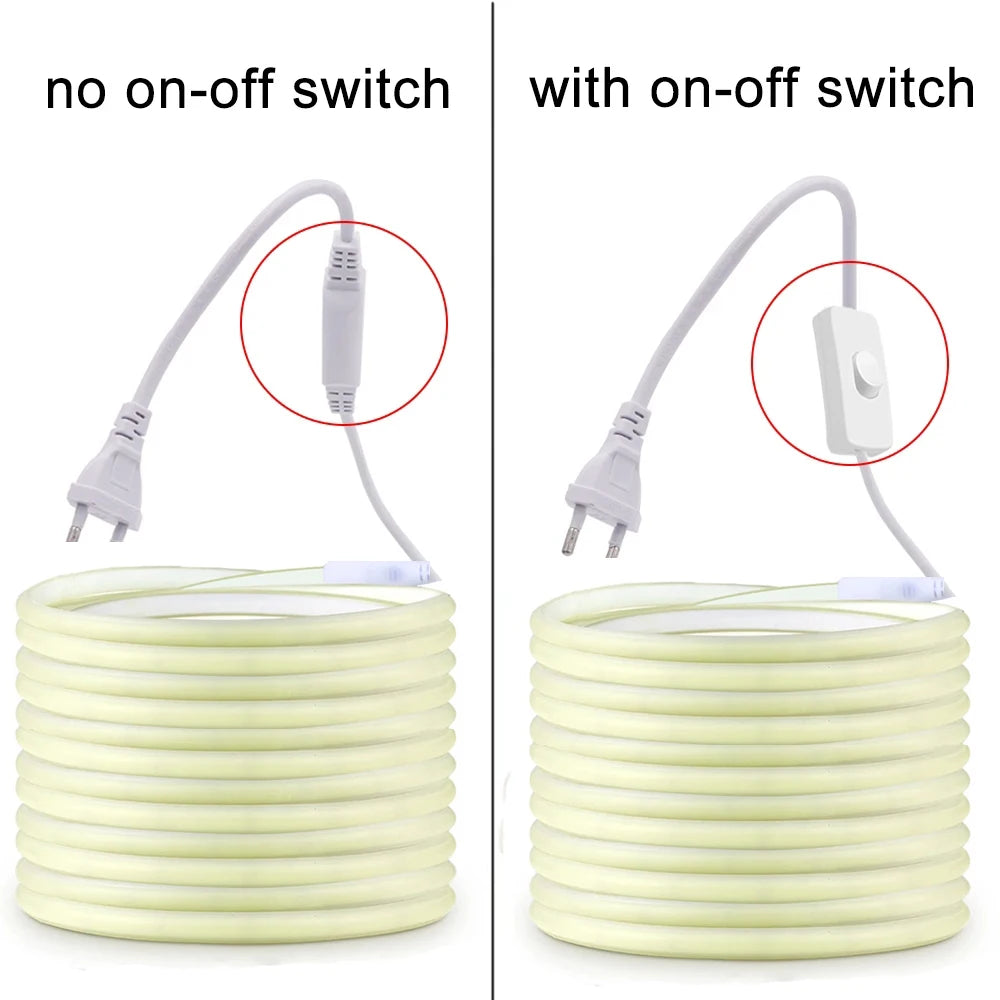 220V Led Strip With ON/OFF Switch