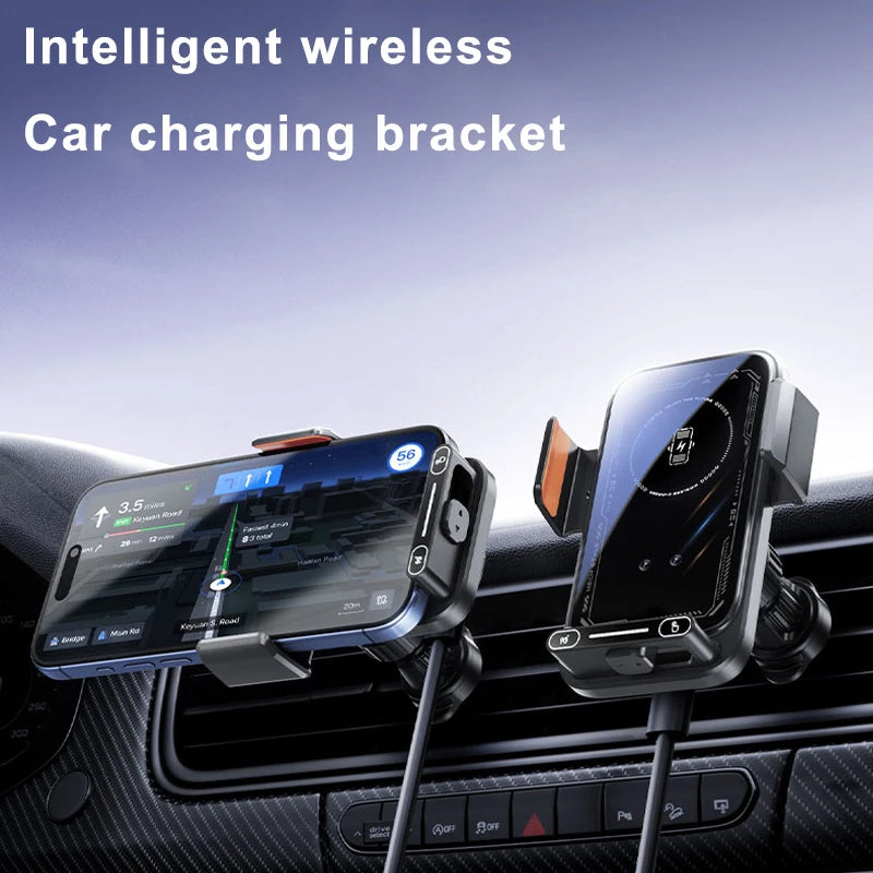 15W Wireless Car Charger With Infrared Sensor