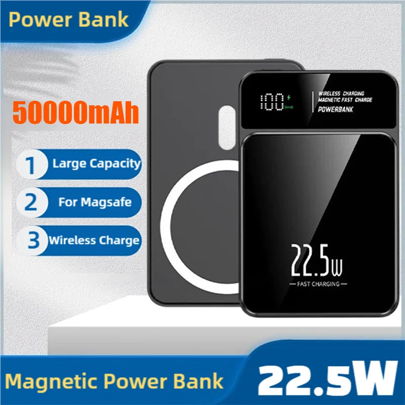 30000mAh 22W Wireless Fast Charging Power Bank