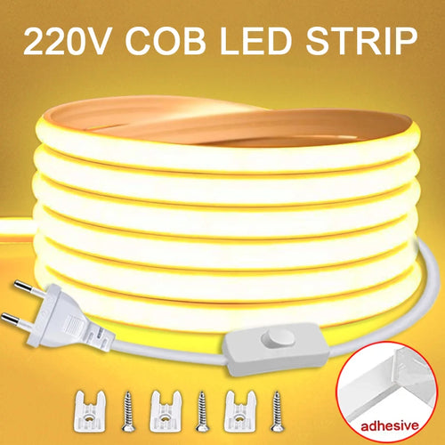 220V Led Strip With ON/OFF Switch