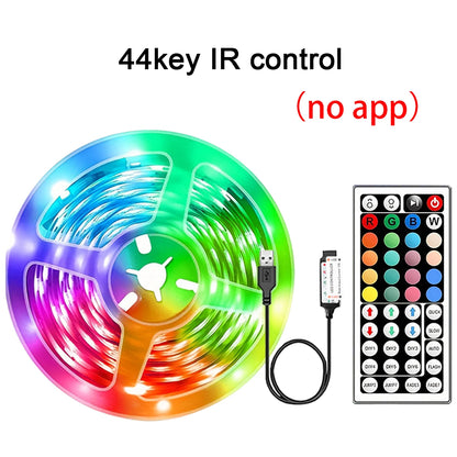 5V RGB LED Strip Lights With App Control