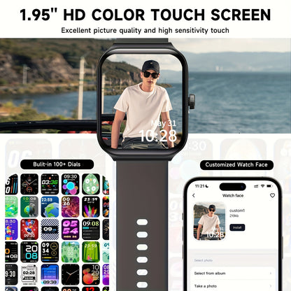 1.95" FAWEIO Smart Watch for Men & Women