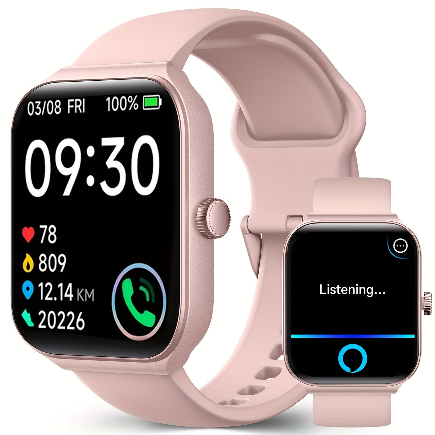 1.95" FAWEIO Smart Watch for Men & Women