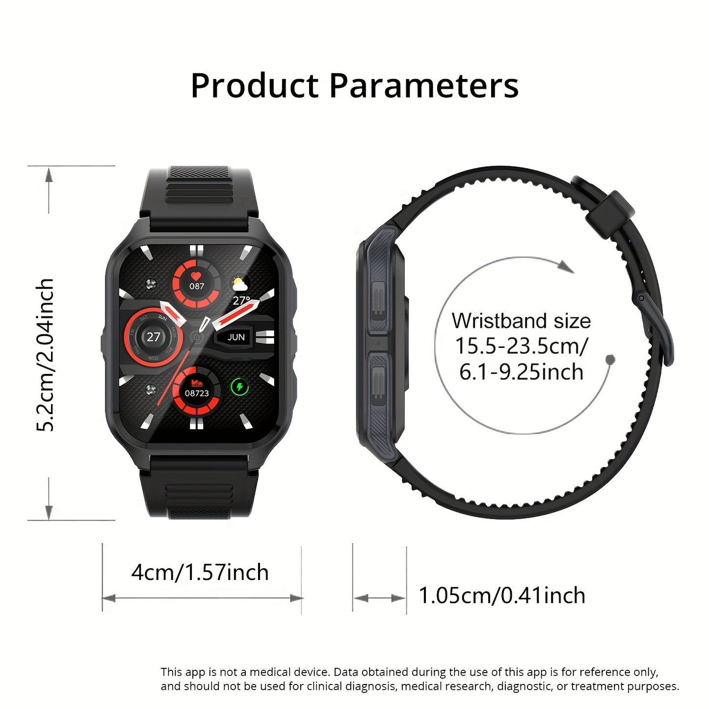 1.9" P73 Smart Watch
