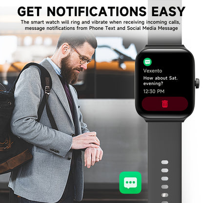 1.95" FAWEIO Smart Watch for Men & Women